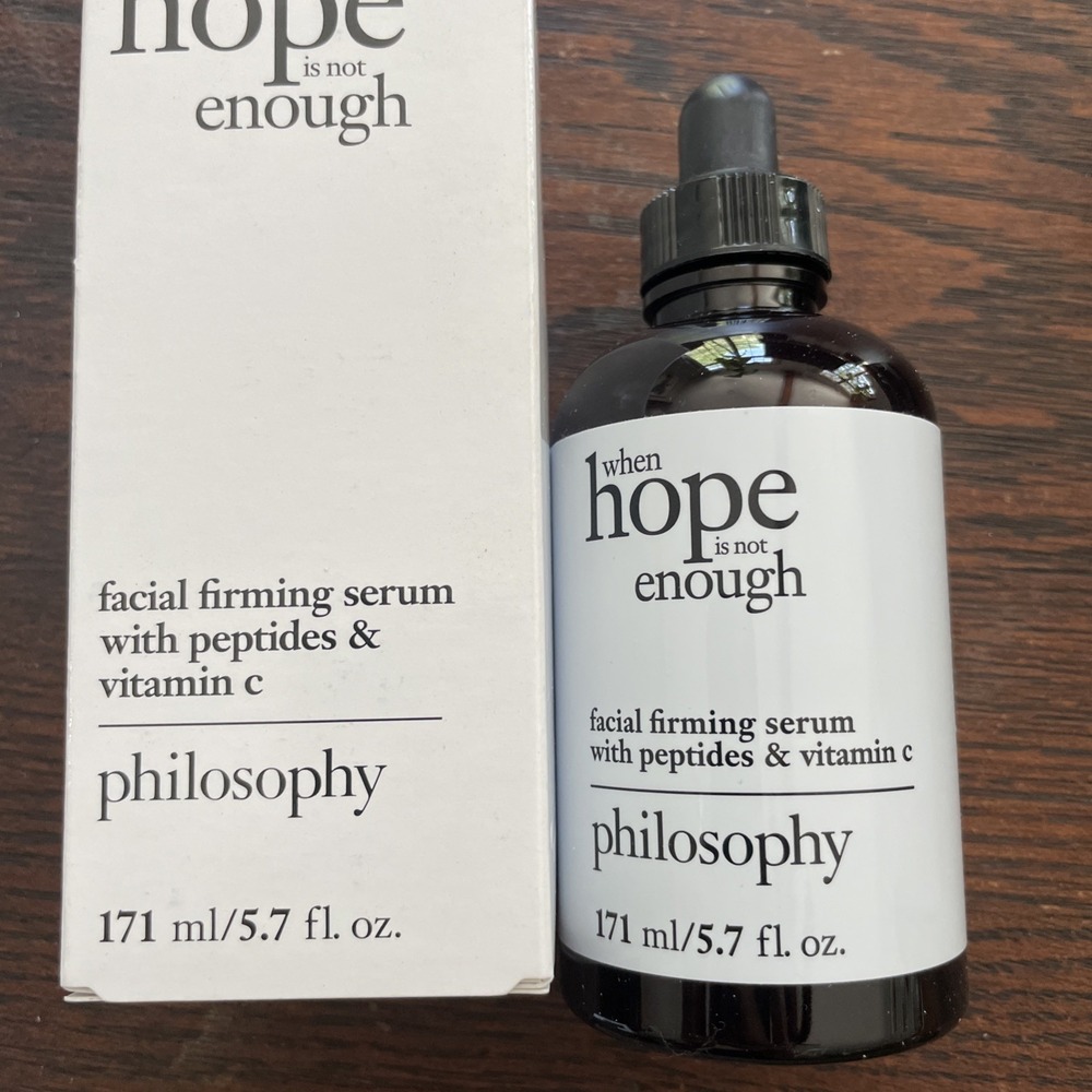 Philosophy When Hope is Not Enough Facial Firming Serum 5.7 fl oz JUMBO SIZE!